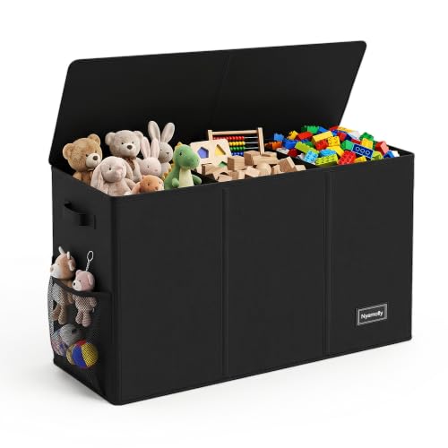 Toy Box Chest, Toy Storage Organizer with Lid Collapsible - Image 2