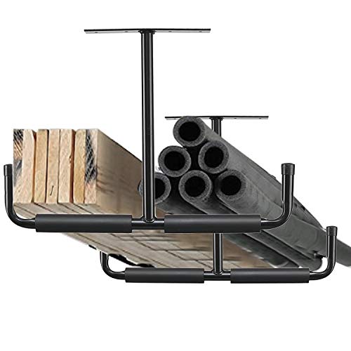 Overhead Garage Storage Hooks, Heavy Duty Ceiling Mount Rack - Image 5