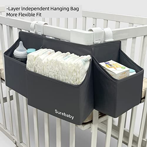 Hanging Baby Diaper Caddy, 3-in-1 Diaper Caddy Organizer - Image 6