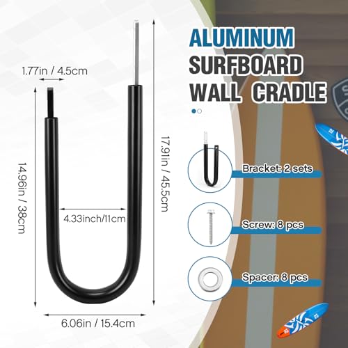 Wesiti Surfboard Shelf Wall Mount Rack Longboard | Home Organization - Image 3