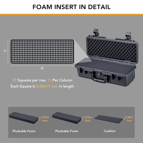 Lykus HC-4220 Waterproof Hard Case with Foam, Inner Size - Image 5