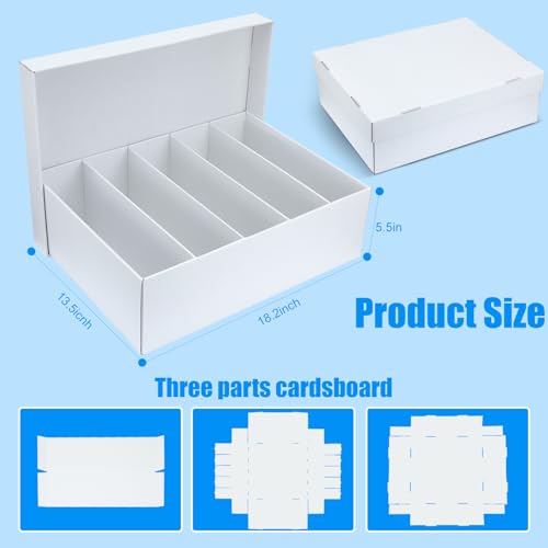 3 Pack Trading Card Storage Box - 5 Rows Graded Card Case - Image 3