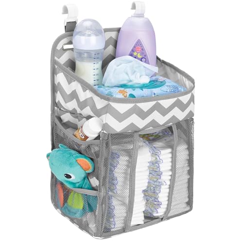 Hanging Diaper Caddy Organizer - Large Nursery Storage - Image 1