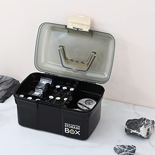 Kinsorcai 11'' Plastic Box Organizer with Removable Tray - Image 7