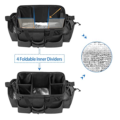 LoDrid Wearable Cleaning Caddy Bag with 4 Foldable Dividers - Image 3