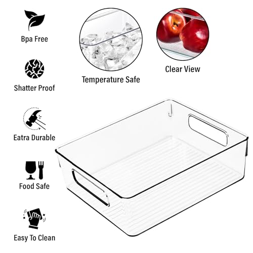 Clear Plastic Storage Bins, Home Bathroom Laundry Ro | All Products - Image 3