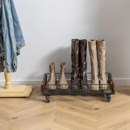 MyGift 24" Under Bed Storage Drawer Cart – Rolling | Home Organization - Image 3
