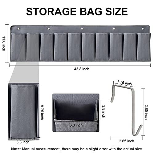 RV Shoe Pockets 10 Pockets Heavy Hanging Bedside Storage - Image 3
