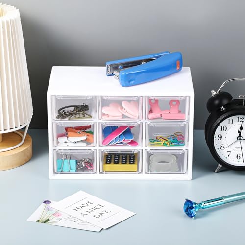 Amyhill 6 Pcs Mini Drawer Organizer Small Organizer with 9 - Image 3