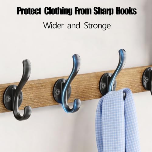 29” Coat Rack Wall Mount with Shelf, Coat and Key Hanger - Image 8
