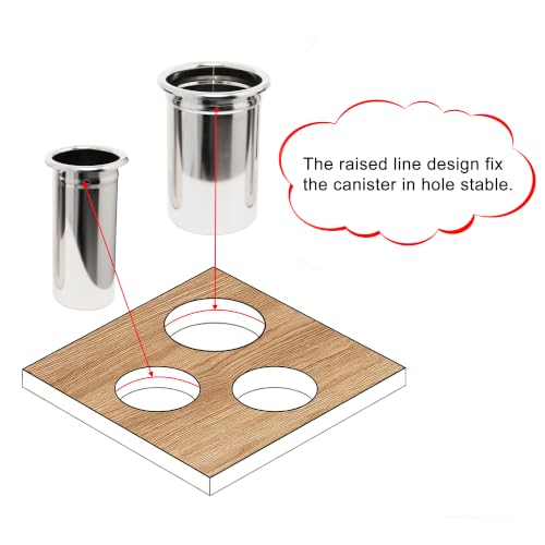 3-Inch 1Pcs and 2-Inch1Pcs Hot Tool Holder Canister - Image 4