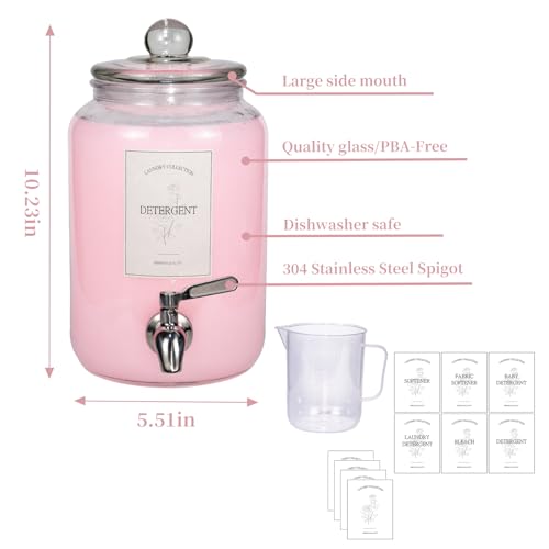 Large Liquid Laundry Detergent Dispenser with Spigots - Image 4