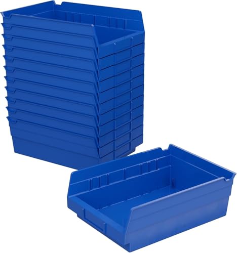 Akro-Mils 30150 Heavy Duty Plastic Shelf Bins, 12"x 8"x 4" - Image 2