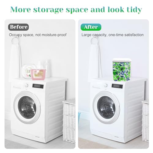 5.5L Large Capacity Container With One-Press Lid - Laundry - Image 8
