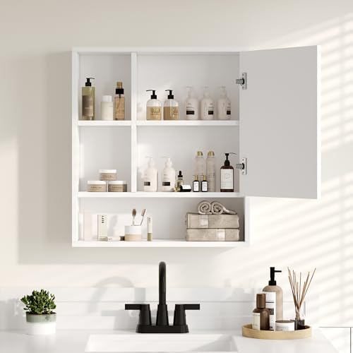 ChooChoo Bathroom Wall Mirror Cabinet, Medicine Cabinet - Image 6