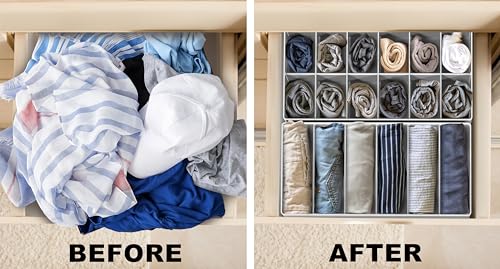 Simple Houseware Closet Underwear Organizer Drawer Divider - Image 4