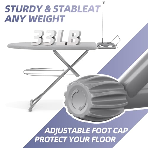 Multi Functional Ironing Board with Clothes Shelf and Cord Holder - Image 4
