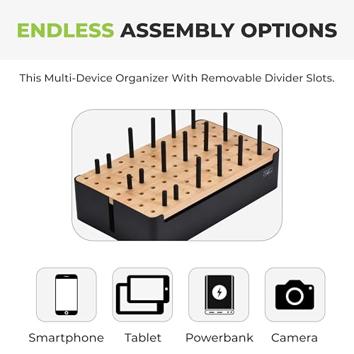 Prosumer's Choice Bamboo Charging Station for Multiple Devices - Image 6