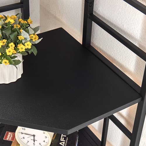 HOMISSUE Corner Shelf, 6 Tier Tall Narrow Bookshelf 76.9" - Image 6