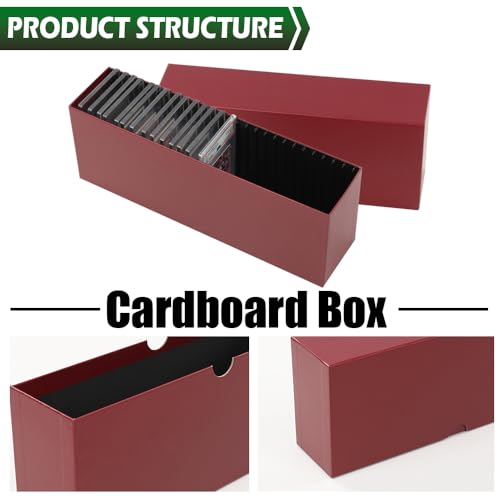 GRAND ORANGE Slotted Graded Card Boxes Hold 26 PSA Graded Cards - Image 8