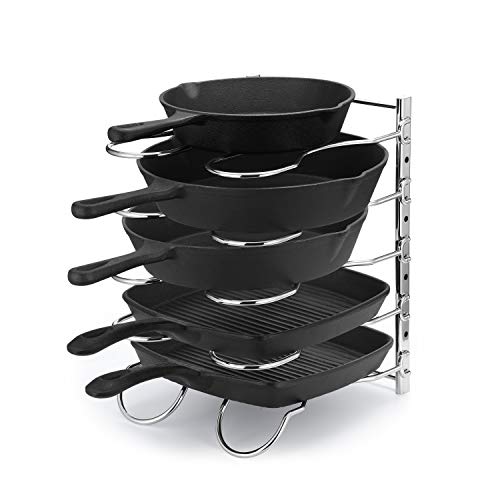 CAXXA Heavy Duty Pan Rack, Pot Lid Rack - Image 2