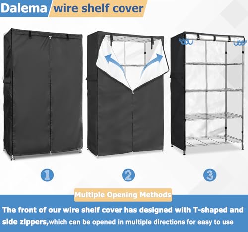 Wire Rack Covers,Heavy Duty 600D Dustproof Waterproof - Image 7
