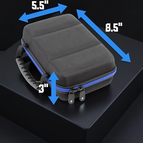 CASEMATIX Hard Shell Electronics Organizer Travel Case with 2 - Image 6