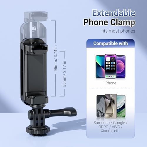 JJC SSD Holder Bracket for Samsung T5 T7 T9, Phone Tripod Mount - Image 6