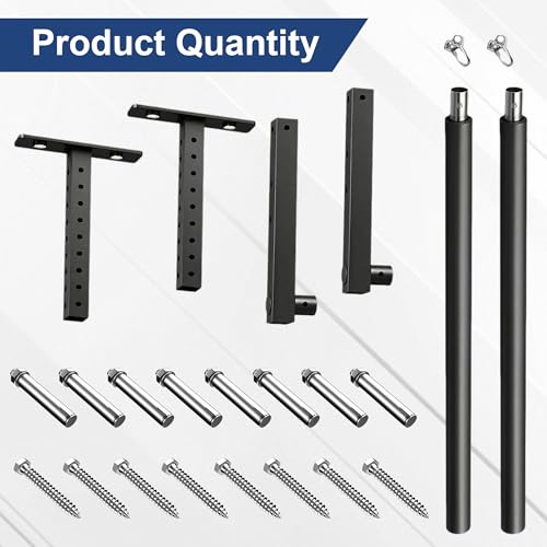 Stainless Steel Ceiling Storage Rack, 10"-18" Height Adjustable - Image 6