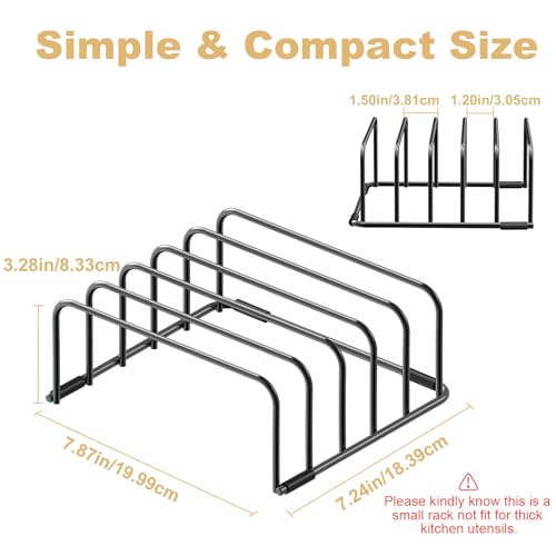 Fikoksol Cutting Board Organizer Storage, Baking Sheet Rack under - Image 4