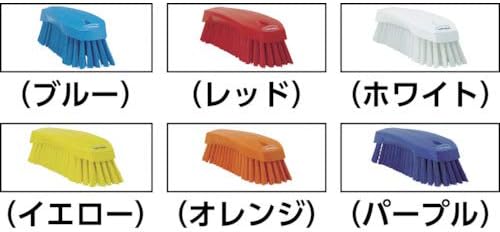 Vikan 38901 Brush,Scrub,Stiff,8",PP/PBT,Pink