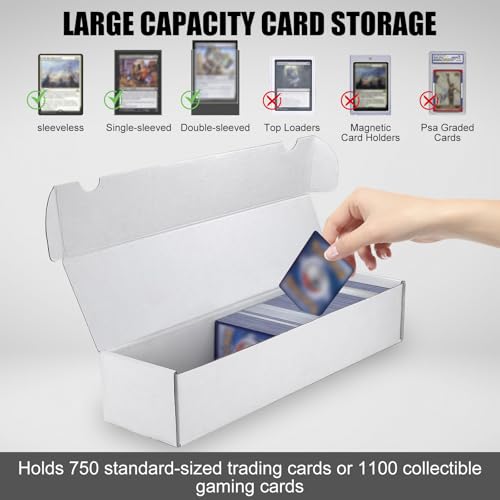 Trading Card Storage Box, 10-Pack 1100 Count White | Home Organization - Image 4