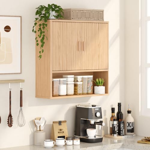 Bathroom Fluted Wall Cabinet, 23.6"W Medicine Cabinet - Image 8