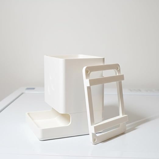 Dishwasher Tablet Storage Box with Slide Rail Mount - Under Cabinet Organizer Holder for Dishwasher Pods (Includes Mounting Screws)
