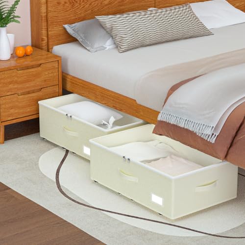 EE-RoomWorld Under Bed Storage with Wheels, 10 inches - Image 5