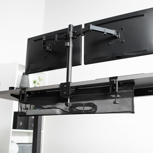 VIVO Clamp-on 36 in Mesh Net Cable Management Holder, Under Desk - Image 3