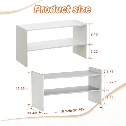 X-cosrack 2-Tier Shoe Rack Organizer for Closet - Image 4