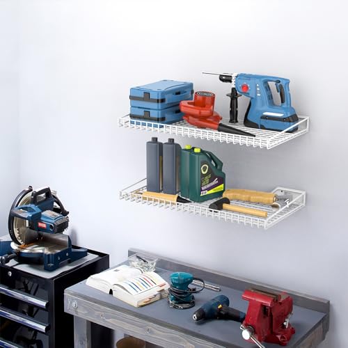 TORACK Wall-Mounted Storage Shelves, Mixed-Size Garage - Image 3