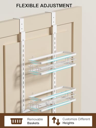 Delamu 9-Tier Over the Door Pantry Organizer, Adjust - Image 6
