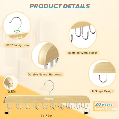 Gomyrod Tank Top Hanger, 2 Pack w/40 Hooks Bra Hange | All Products - Image 3