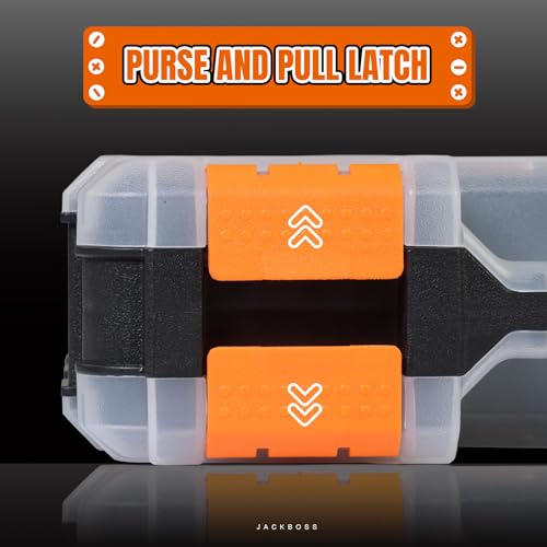 Jack Boss Tool Box with Transparent Lid, Double Side - Image 5