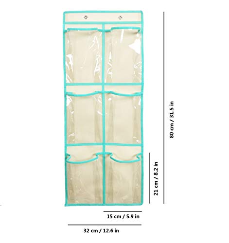 Over The Door Hanging Shoe Organizer Narrow Closet Door Shoe - Image 7