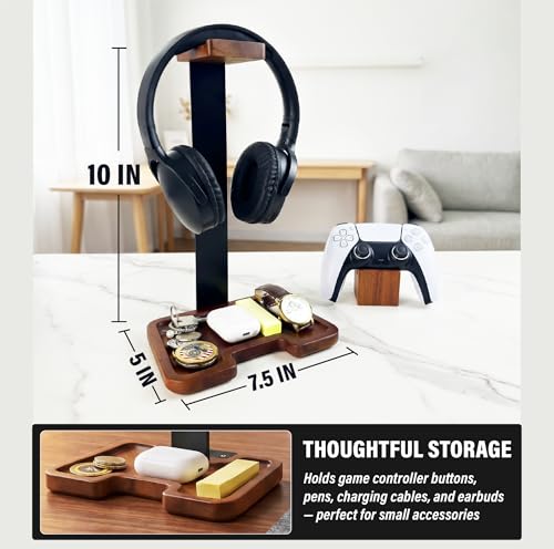 Gaming Equipment Headset Stand with Game Controller Holder & - Image 7