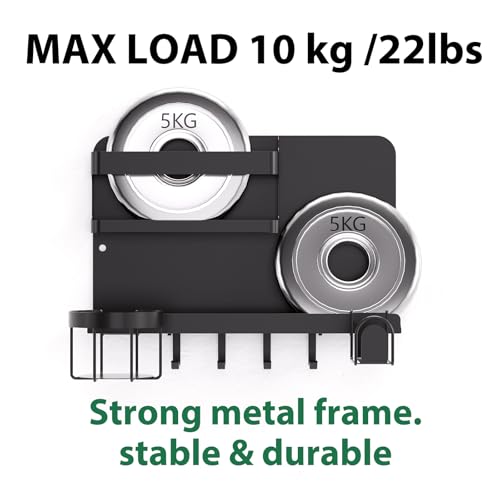Metal Bedside Wall Shelf, No Drill Floating Bedside Shelf Wall - Image 4