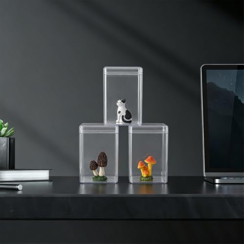 OLYCRAFT 16 Pack Clear Acrylic Display Case for Figures - Image 6