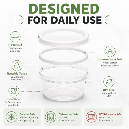 20 PCS Set Small Food Storage Containers with Lids, BPA Free - Image 7