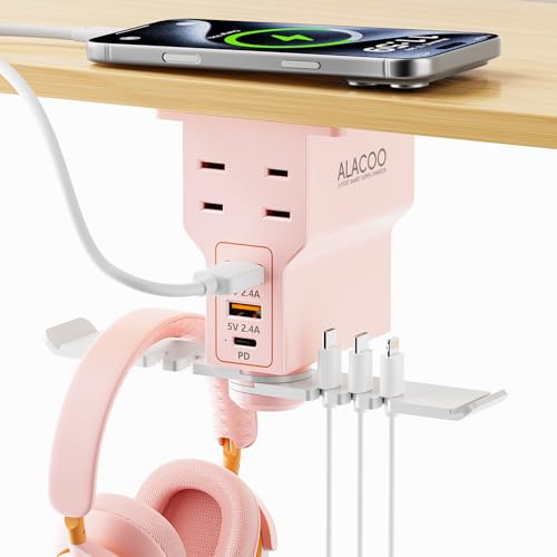 Multi-Function Desk Headphone Hanger Hook Gaming Office - Image 2