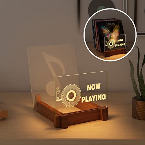 YuanDian Vinyl Record Storage, Now Playing Vinyl Record Stand - Image 4