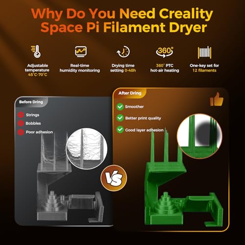 Creality Filament Dryer, Space Pi Filament Storage Box -Double - Image 4