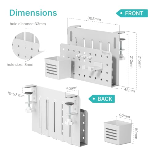 PEGZONE Desk Side Storage Organizer, Fits Flat Edge | All Products - Image 7